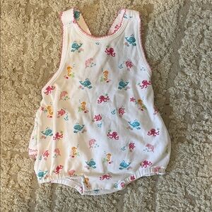 Kissy Kissy White Sea Life Print One Piece